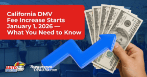 California DMV Fee Increase Starts January 1, 2026 — What You Need to Know